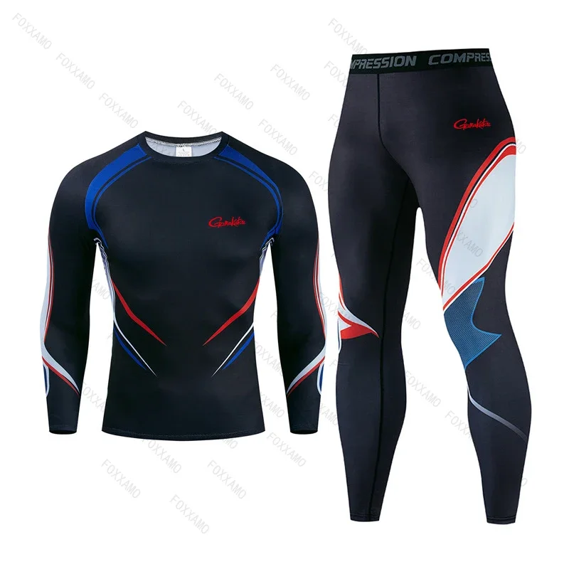 Gamakatsu Fishing Set Men Workout Sports Suit Gym Fitness Compression Clothes Running Jogging Sport Wear Exercise Rashguard Men
Gamakatsu Fishing Set Men Workout Sports Suit Gym Fitness Compression Clothes Running Jogging Sport Wear Exercise Rashguard Men