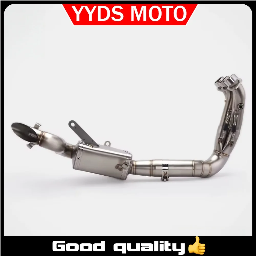 For ZONTES 703RR valve exhaust pipe, stainless steel bottom outlet full section, original appearance straight-through.
For ZONTES 703RR valve exhaust pipe, stainless steel bottom outlet full section, original appearance straight-through.