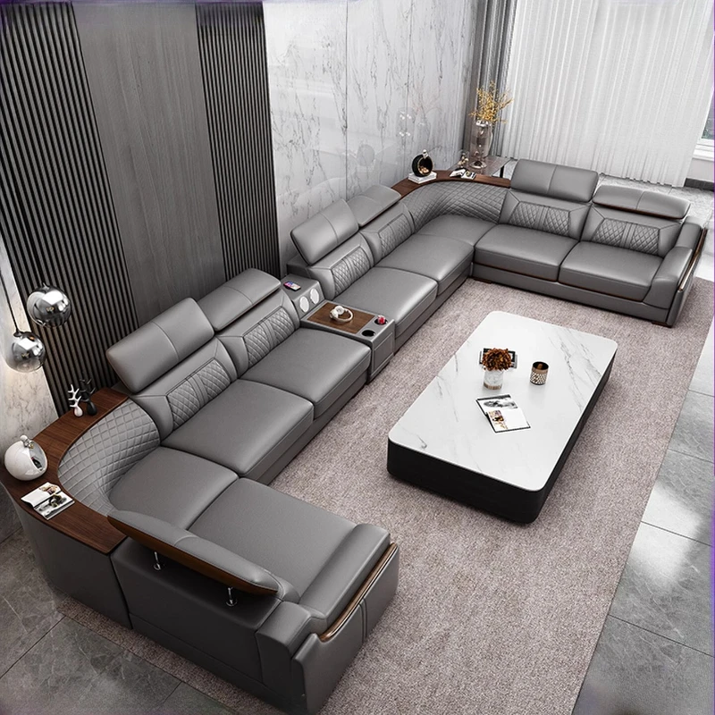 Luxury Living Room Sofas Modern Classic Straight Leather Sofas Comfortable Cinema Oturma Odası Kanepeleri Home Furniture
Luxury Living Room Sofas Modern Classic Straight Leather Sofas Comfortable Cinema Oturma Odası Kanepeleri Home Furniture