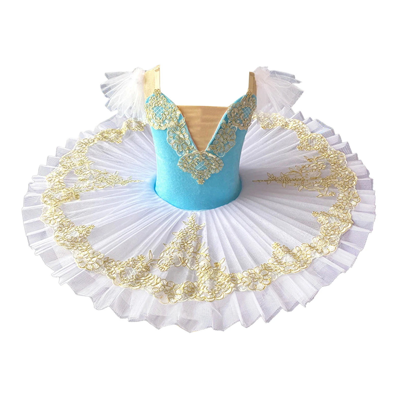 Kids Ballet Latin Dance Dress Adjustable Straps Applique Layered Tulle Dresses with Cuffs for Lyrical Dance Practice Costume
Kids Ballet Latin Dance Dress Adjustable Straps Applique Layered Tulle Dresses with Cuffs for Lyrical Dance Practice Costume