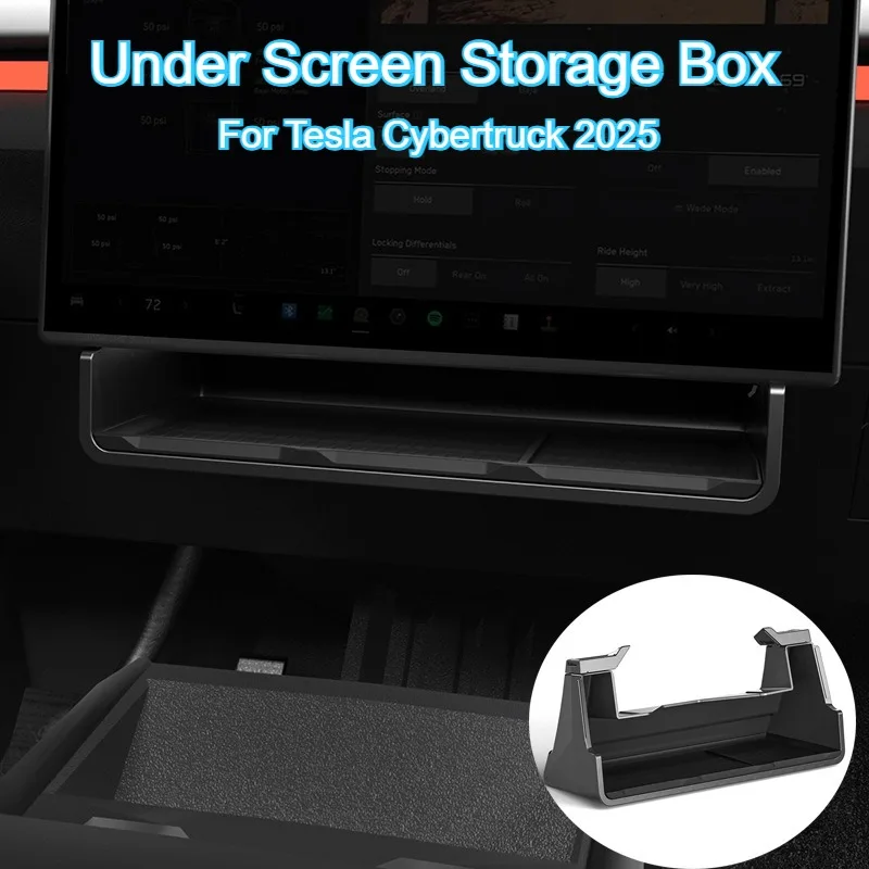 Under Screen Storage Box for Tesla Cybertruck 2025 Central Control Hidden Storage Box Organizer Tray Car Interior Accessories
Under Screen Storage Box for Tesla Cybertruck 2025 Central Control Hidden Storage Box Organizer Tray Car Interior Accessories