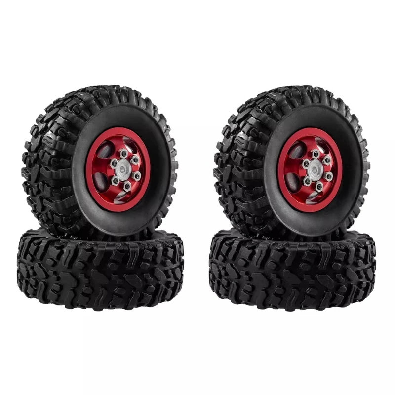 1/12 Metal Wheel Rim Tire Set for MN82 LC79 MN78 RC Crawler Upgrade Parts 4PCS All Terrain High Grip Stable Control Easy Install
1/12 Metal Wheel Rim Tire Set for MN82 LC79 MN78 RC Crawler Upgrade Parts 4PCS All Terrain High Grip Stable Control Easy Install