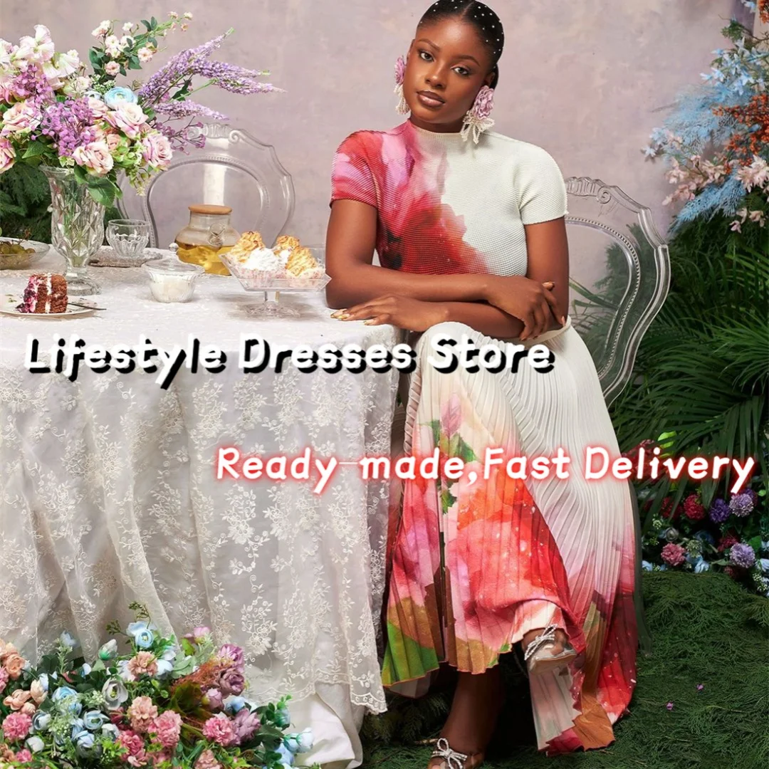 2 Piece Flower Printing Elegant Women Evening Dresses Long Sleeves A-Line Pleat Elastic Prom Dresses 2024 Party Gown Vestidos De
2 Piece Flower Printing Elegant Women Evening Dresses Long Sleeves A-Line Pleat Elastic Prom Dresses 2024 Party Gown Vestidos De