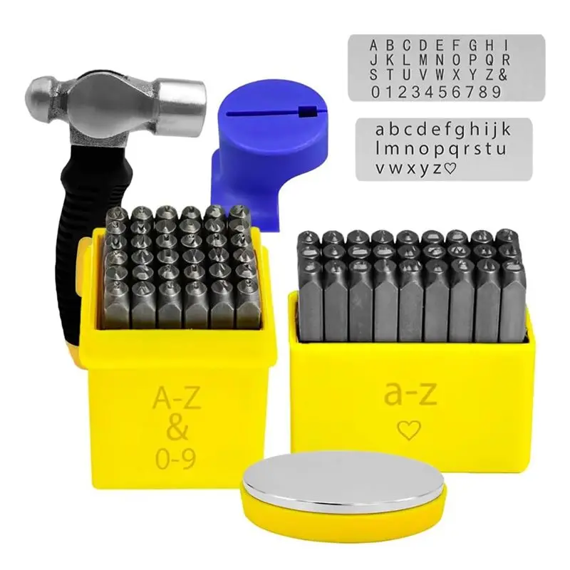 A21I-Metal Stamping Kits - Alphabet Punch Set Metal Stamps For Jewelry Making Leather Steel Number And Letter Stamping Kit
A21I-Metal Stamping Kits - Alphabet Punch Set Metal Stamps For Jewelry Making Leather Steel Number And Letter Stamping Kit