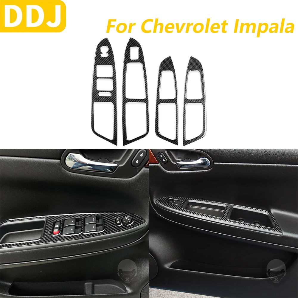 For Chevrolet Impala 2006-2013 Real Carbon Fiber Door Window Lift Switch Button Control Panel Trim Cover Car Accessories Sticker
For Chevrolet Impala 2006-2013 Real Carbon Fiber Door Window Lift Switch Button Control Panel Trim Cover Car Accessories Sticker