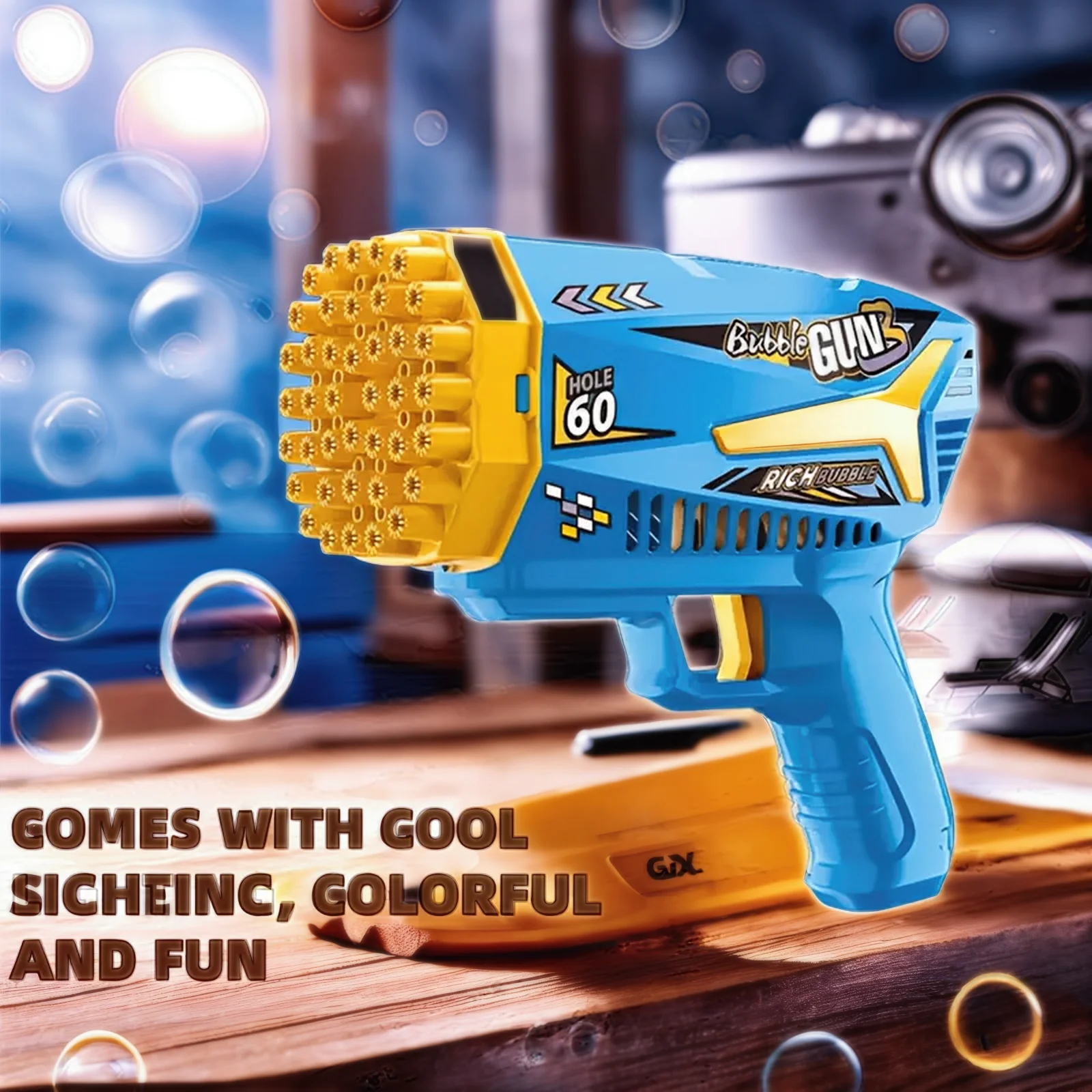 American Summer Best-Selling Children's Beach Bubble Blowing Toy, Boys' And Girls' Favorite Outdoor Bubble Toy Gun, A Must-Have
American Summer Best-Selling Children's Beach Bubble Blowing Toy, Boys' And Girls' Favorite Outdoor Bubble Toy Gun, A Must-Have