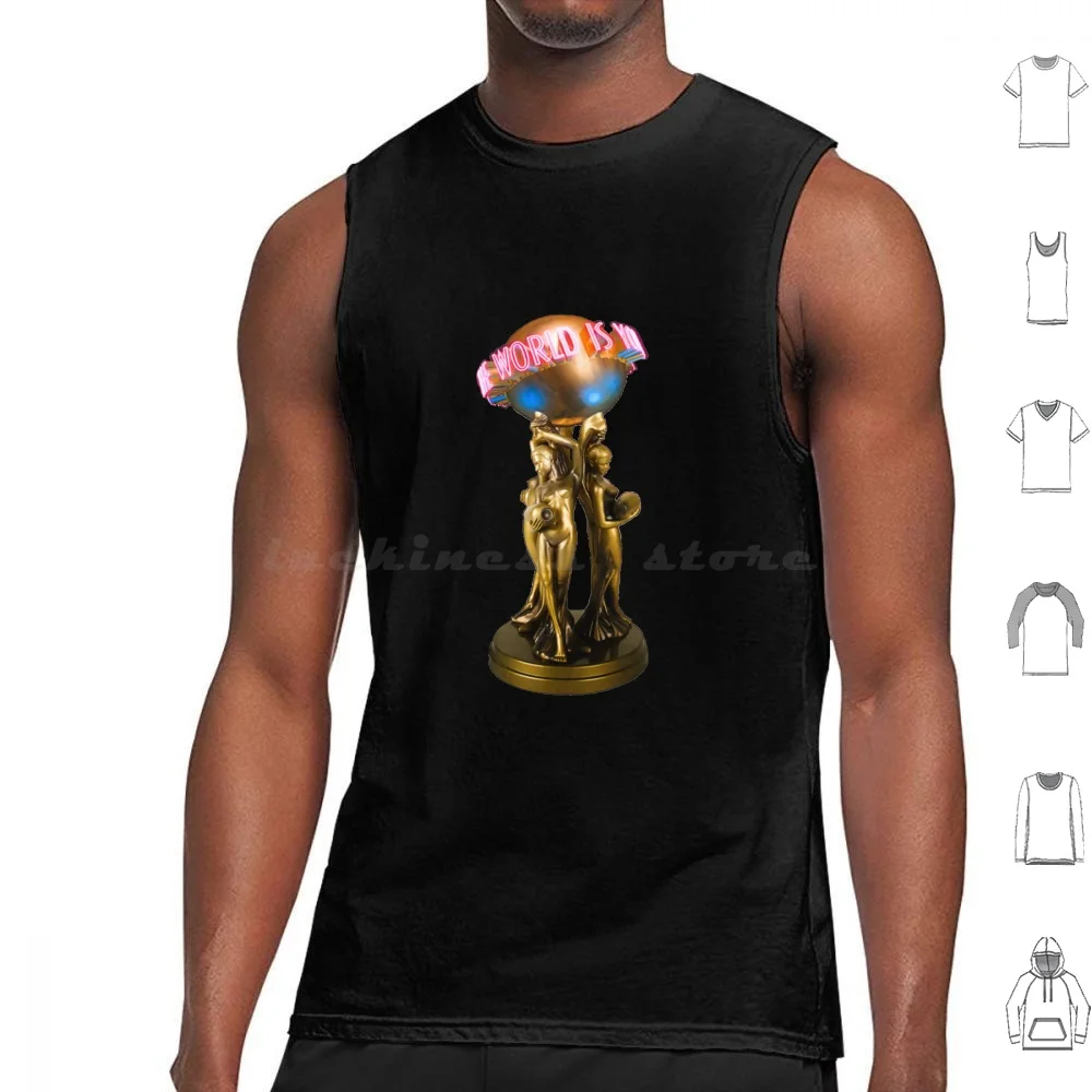 Scarface X The World Is Yours Tank Tops Print Cotton Vintage Money Tony Montana Mafia Gangster Crime Thug Montana
Scarface X The World Is Yours Tank Tops Print Cotton Vintage Money Tony Montana Mafia Gangster Crime Thug Montana