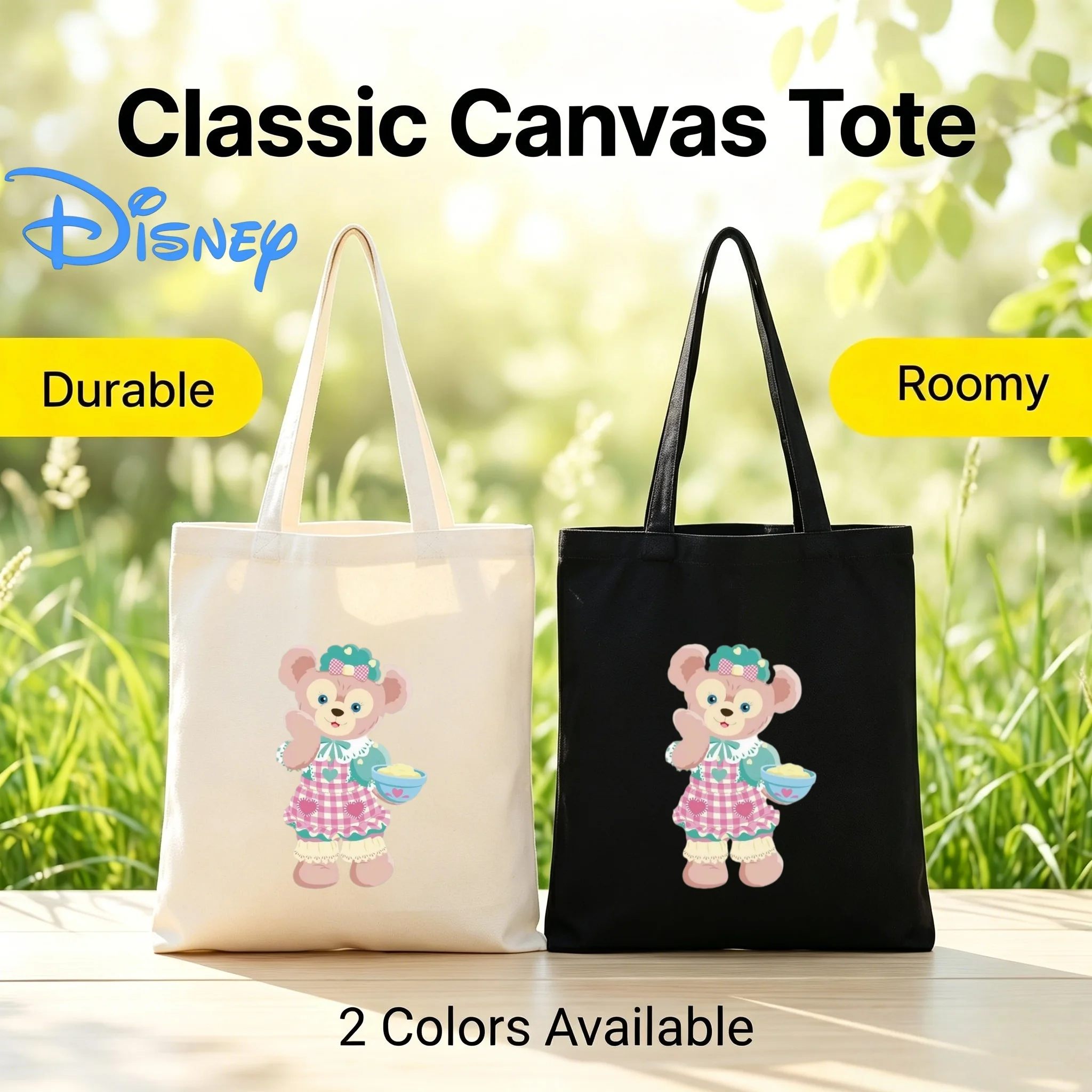 1PC Disney ShellieMay Bear Baking Print Double-Sided Canvas Shoulder Bag Eco Handbag
1PC Disney ShellieMay Bear Baking Print Double-Sided Canvas Shoulder Bag Eco Handbag