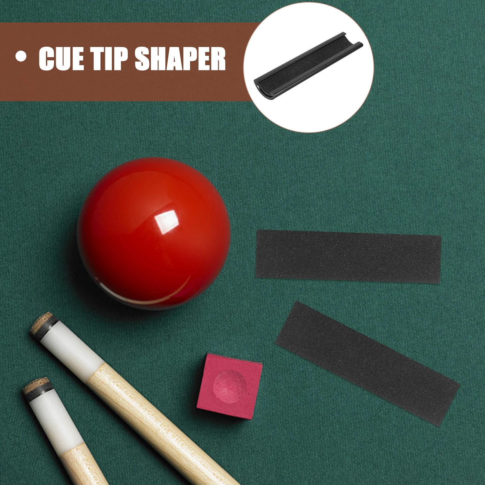 Reusable Tip Shaper Pool Cue Tip Burnisher Billiard Cue Repairing Trimmer Kit File Tool Shaping Scuffing Portable
Reusable Tip Shaper Pool Cue Tip Burnisher Billiard Cue Repairing Trimmer Kit File Tool Shaping Scuffing Portable