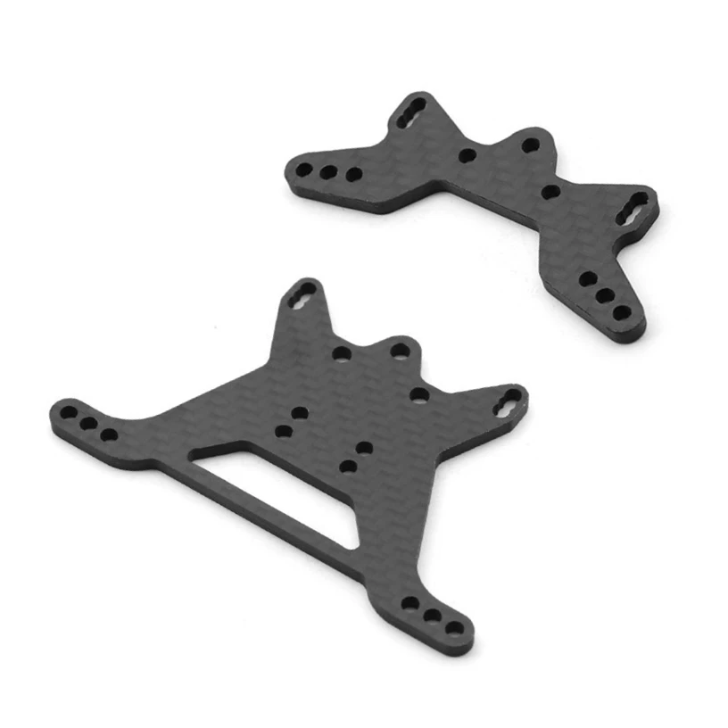 Carbon Fiber Front and Rear Shock Tower Plate for Tamiya TT-02B TT02B 1/10 RC Car Upgrade Parts Accessories
Carbon Fiber Front and Rear Shock Tower Plate for Tamiya TT-02B TT02B 1/10 RC Car Upgrade Parts Accessories