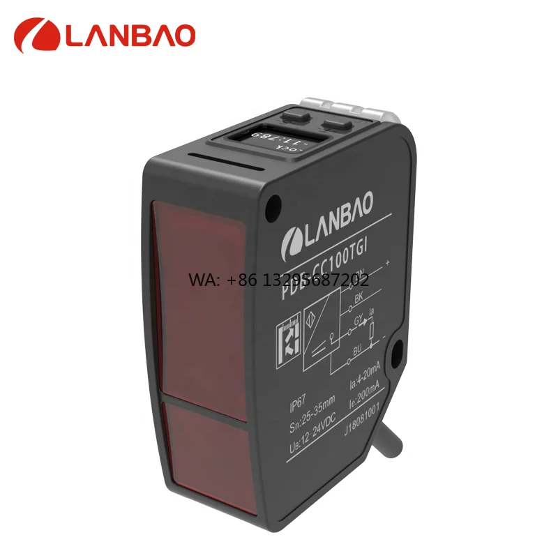 Economical laser displacement sensor 85mm RS485 output Digital display laser displacement sensor
Economical laser displacement sensor 85mm RS485 output Digital display laser displacement sensor