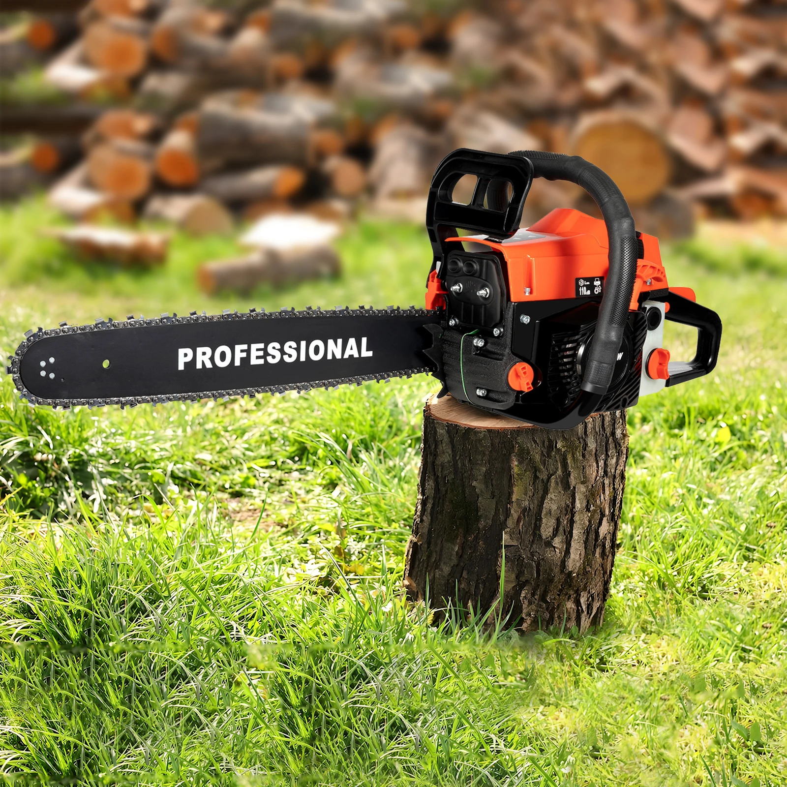 BYMAOCAR 20-Inch 58cc Gas Chainsaw, 2-Stroke Engine with Durable Guide, Sharp Chain, Fuel-Saving Carburetor
BYMAOCAR 20-Inch 58cc Gas Chainsaw, 2-Stroke Engine with Durable Guide, Sharp Chain, Fuel-Saving Carburetor