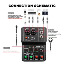 High Quality Teyun Q Channel Portable Audio Interface For Guitar