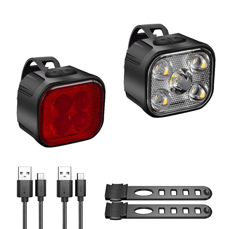 LALA 2PCS Bicycle Lights High Bright Front And Rear Cycling Lamp Mountain Bike Headlight Taillight Waterproof Lantern
LALA 2PCS Bicycle Lights High Bright Front And Rear Cycling Lamp Mountain Bike Headlight Taillight Waterproof Lantern