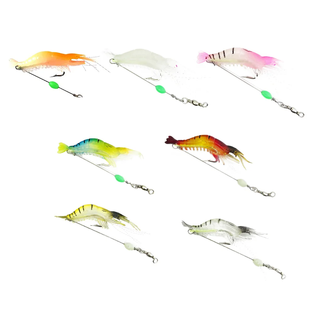 7 Pcs with Hook Simulation Fake Shrimp Bait Fishing Lure Metal Outdoor Supplies
7 Pcs with Hook Simulation Fake Shrimp Bait Fishing Lure Metal Outdoor Supplies