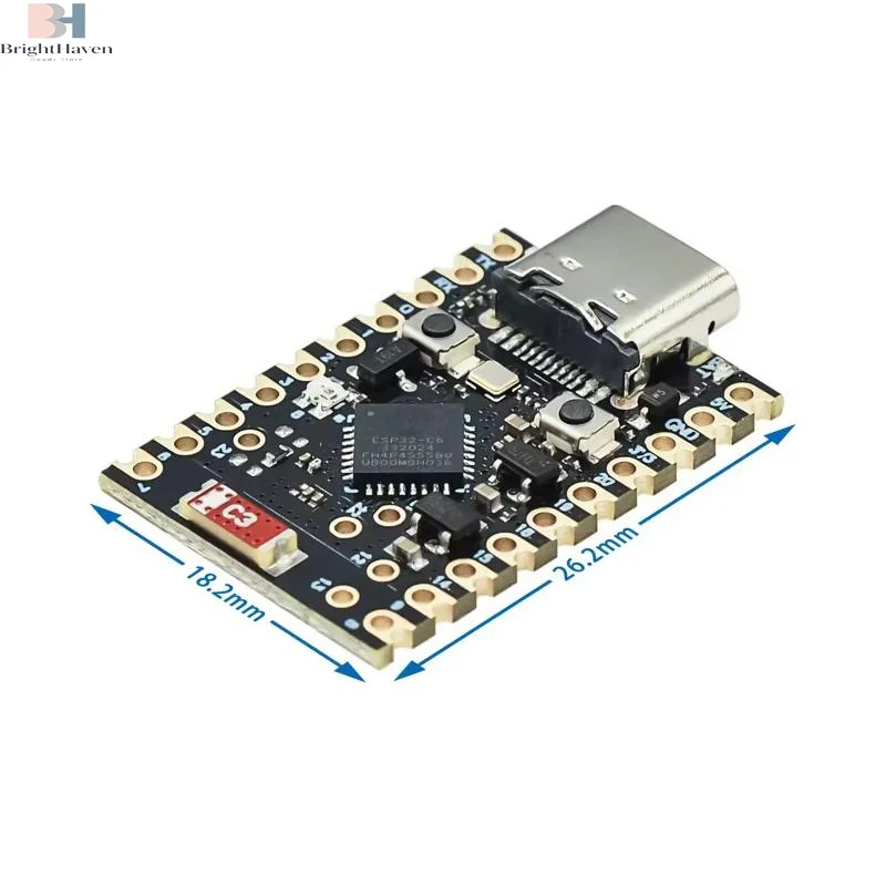 1/2/3 Pcs ESP32-C6 SuperMini Development Board Microcontroller Programming Learning Controller Core BoardBH
1/2/3 Pcs ESP32-C6 SuperMini Development Board Microcontroller Programming Learning Controller Core BoardBH