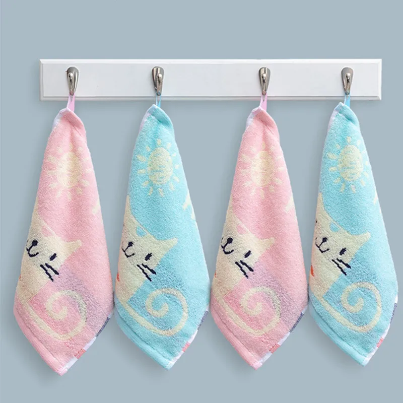 1Pc 25x25cm Cartoon Animal Jacquard Square Face Towel Cotton Children Kids Soft Absorbent Wash Cloth With Hook
1Pc 25x25cm Cartoon Animal Jacquard Square Face Towel Cotton Children Kids Soft Absorbent Wash Cloth With Hook