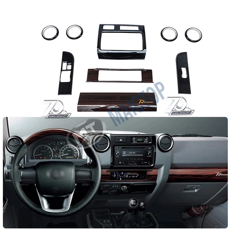 Modified Wooden Trim 70th Edition Land Cruiser Interior Kit Lc 79 Series Lc79 Fj79
Modified Wooden Trim 70th Edition Land Cruiser Interior Kit Lc 79 Series Lc79 Fj79