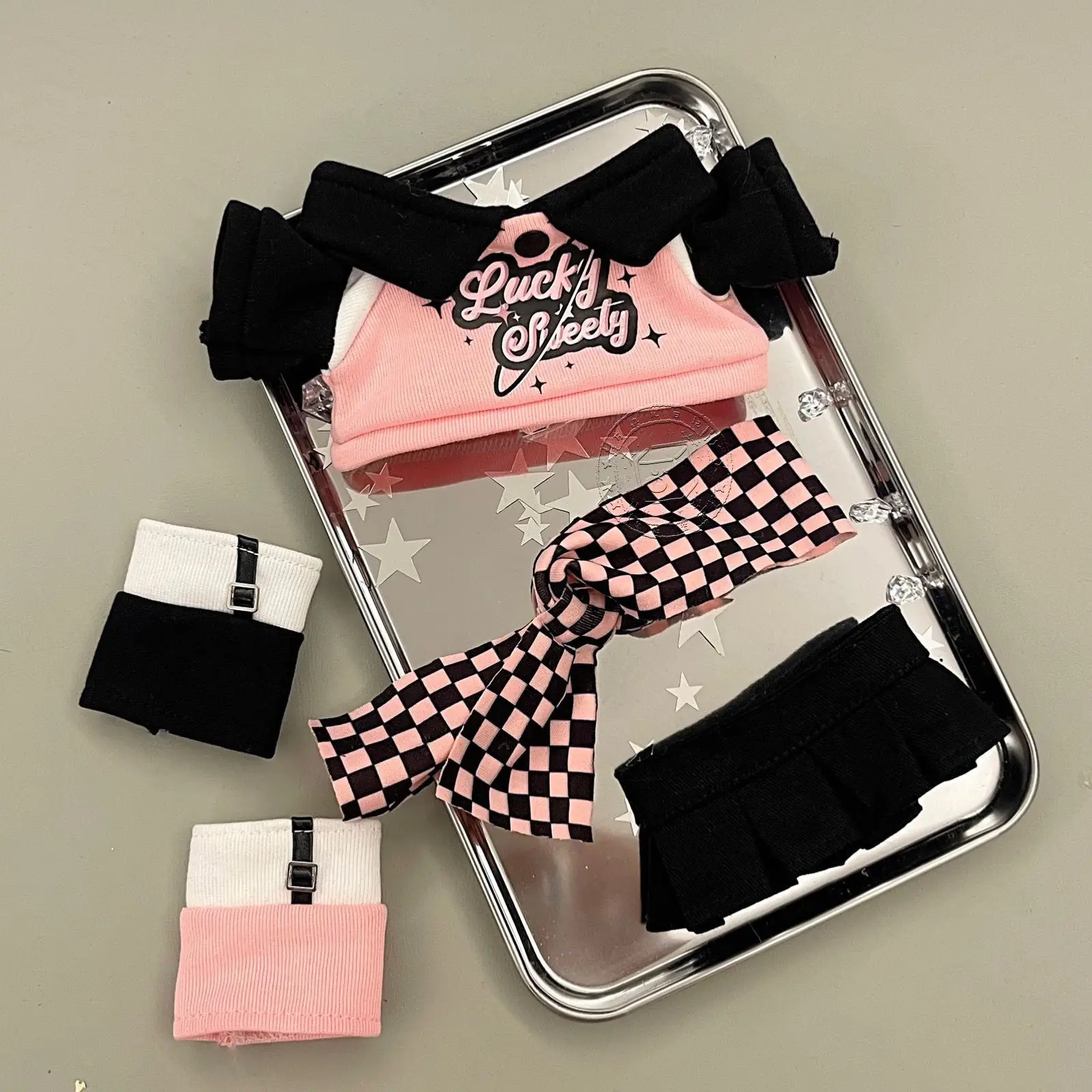 Black Powder Series 20cm and 25cm Universal Cotton Baby Doll Clothing Sports Set
Black Powder Series 20cm and 25cm Universal Cotton Baby Doll Clothing Sports Set