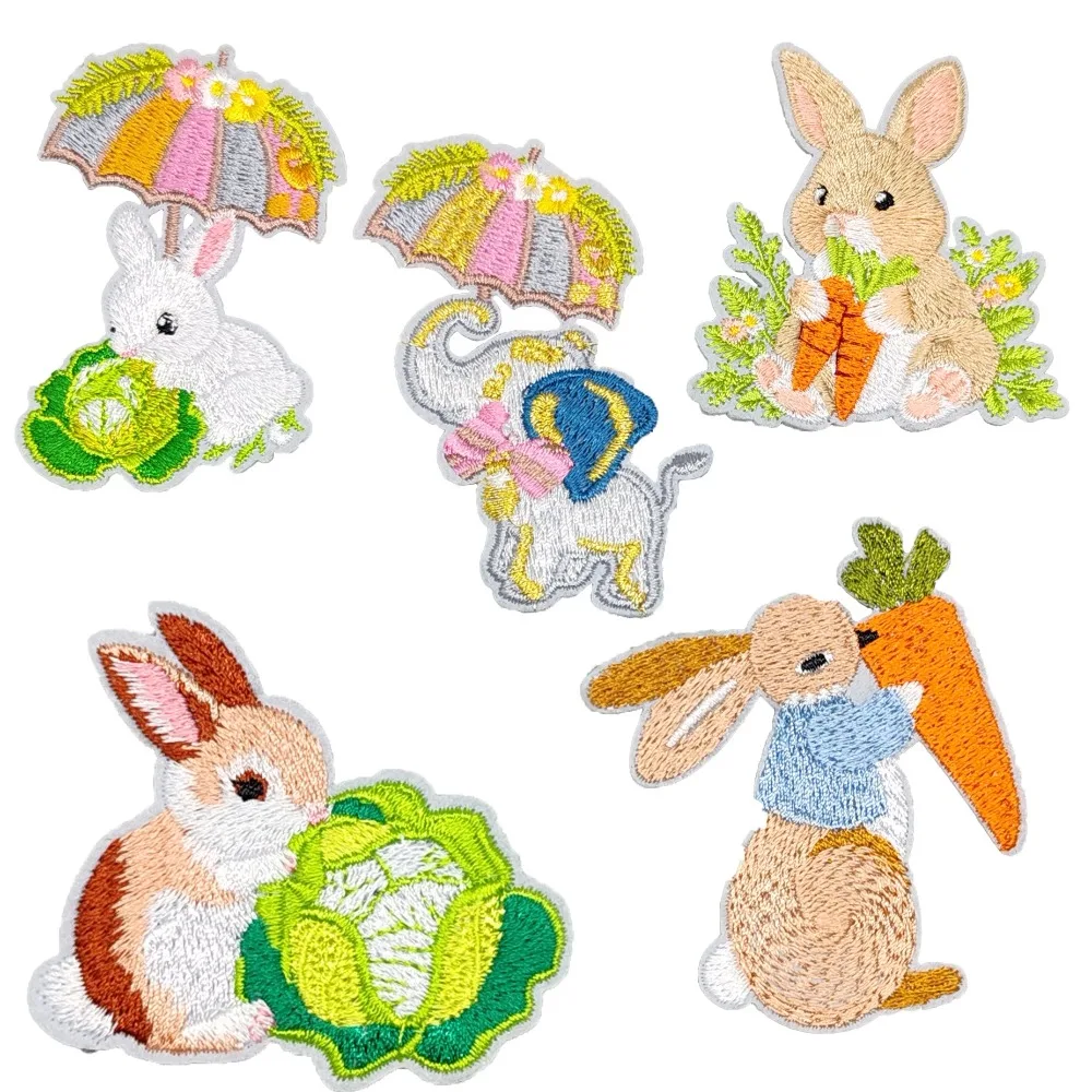 Rabbit Eating Radish Icon Embroidery Patch Fabric Animal Iron on Transfers for Clothing Appliques Scp Stickers Parches
Rabbit Eating Radish Icon Embroidery Patch Fabric Animal Iron on Transfers for Clothing Appliques Scp Stickers Parches