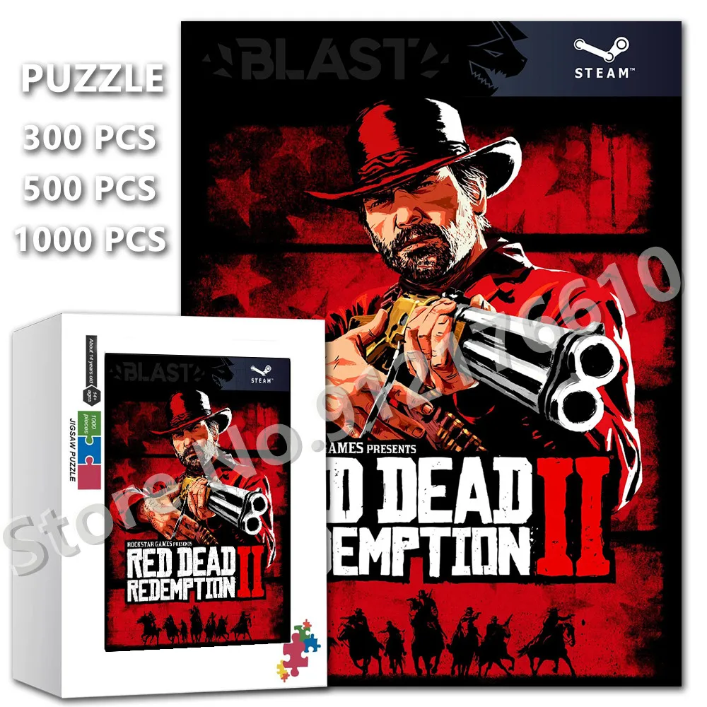 Red Dead Redemption2 Video Game Jigsaw Puzzle 300/500/1000 Pieces Decompress Educational Wooden Puzzles Diy Family Toys Gifts
Red Dead Redemption2 Video Game Jigsaw Puzzle 300/500/1000 Pieces Decompress Educational Wooden Puzzles Diy Family Toys Gifts