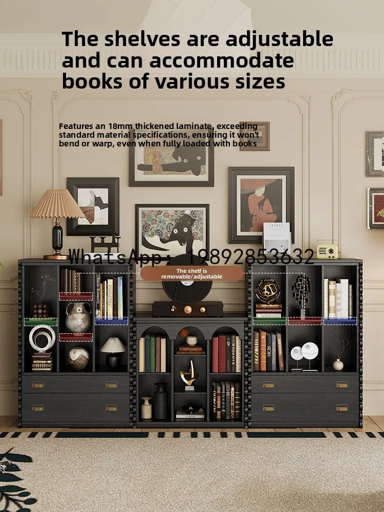 YFY French Retro Bookshelf Storage Integrated Modular Combination Drawer Display Half-Wall Storage Cabinet Low Bookshelf
YFY French Retro Bookshelf Storage Integrated Modular Combination Drawer Display Half-Wall Storage Cabinet Low Bookshelf