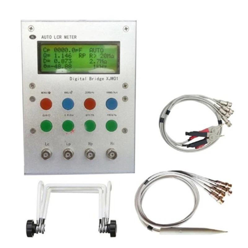 A10G-XJW01 Digital Bridge 0.3% LCR Tester Resistance, Inductance, Capacitance, ESR, Finished Product US Plug
A10G-XJW01 Digital Bridge 0.3% LCR Tester Resistance, Inductance, Capacitance, ESR, Finished Product US Plug