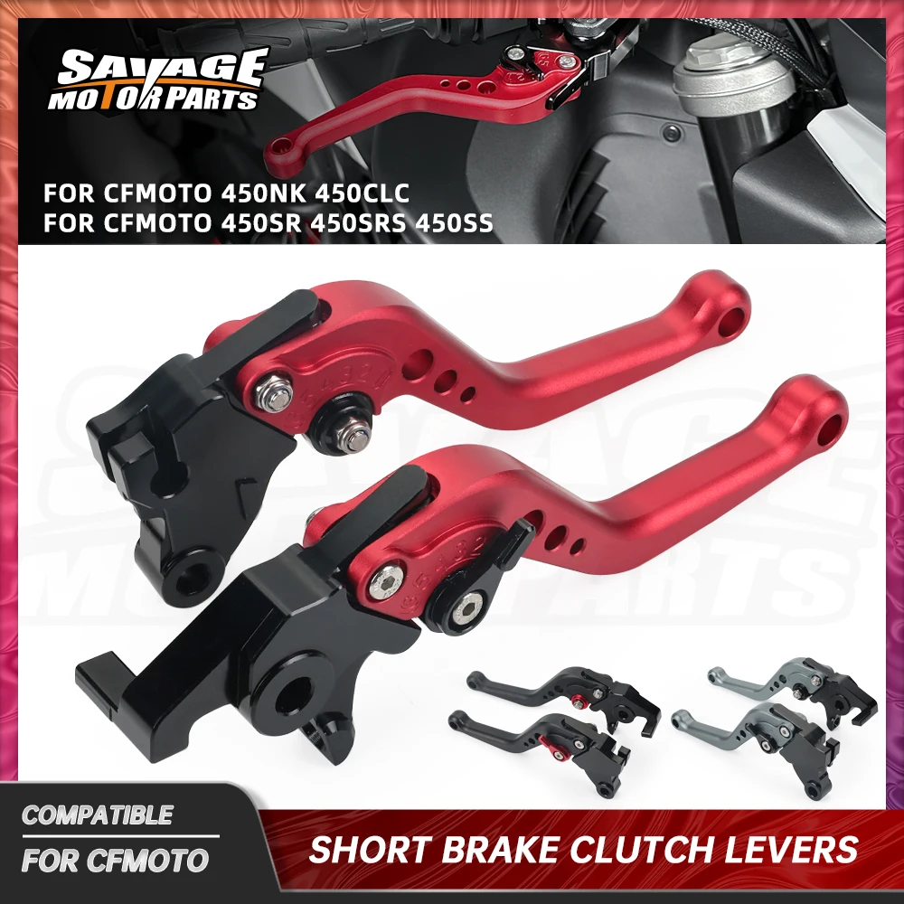 2025 Brake Clutch Levers For CFMOTO 450SR 450SRS 450SS 450NK 450CLC 2023-2024 Motorcycle Adjustable Short Front Control Handles
2025 Brake Clutch Levers For CFMOTO 450SR 450SRS 450SS 450NK 450CLC 2023-2024 Motorcycle Adjustable Short Front Control Handles