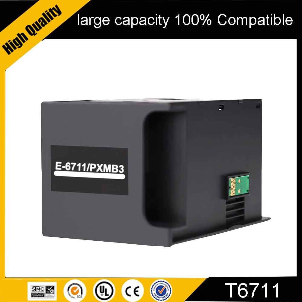 1PCS T6711 L1455 Ink Maintenance Box for EPSON WF 7610 7620 7720 7110 7210 7510 7615 7710 7715 3010 3520 3530 3540 3620 3640
1PCS T6711 L1455 Ink Maintenance Box for EPSON WF 7610 7620 7720 7110 7210 7510 7615 7710 7715 3010 3520 3530 3540 3620 3640