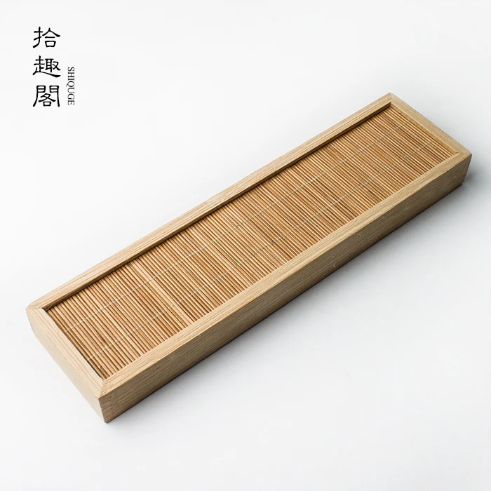 Japanese Style Tea Set, Rectangular Tray, Cup Holder, Kung Fu Ceremony, Matching Display Rack, Bamboo
Japanese Style Tea Set, Rectangular Tray, Cup Holder, Kung Fu Ceremony, Matching Display Rack, Bamboo