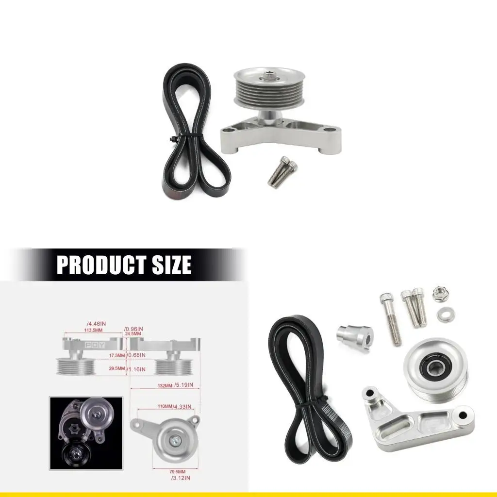 SZCH Anodized Aluminum Tensioner Pulley Set For K24 Engine Supports Belt System
SZCH Anodized Aluminum Tensioner Pulley Set For K24 Engine Supports Belt System