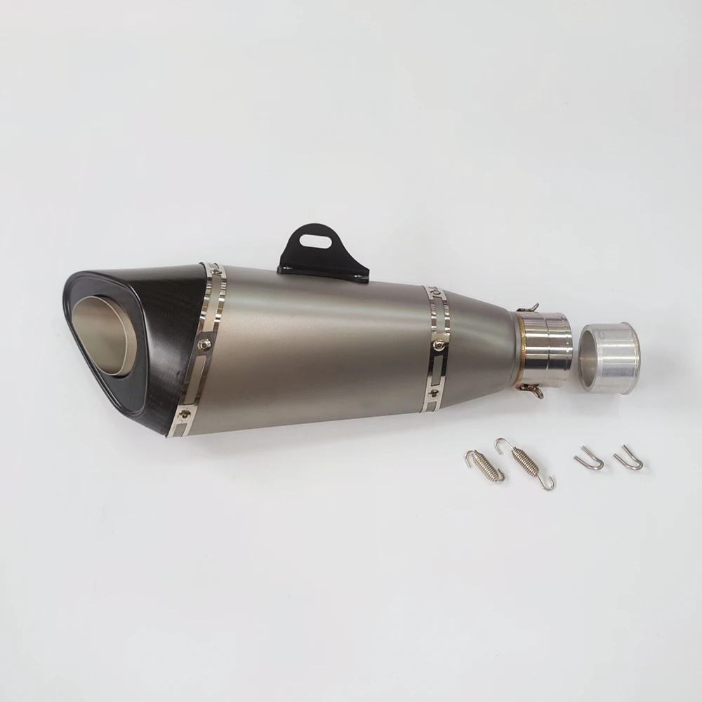 STLF Hot Selling 60MM 51MM Muffler Exhaust Stainless Steel Titanium Color Universal Slip on Motorcycle Exhaust Pipe
STLF Hot Selling 60MM 51MM Muffler Exhaust Stainless Steel Titanium Color Universal Slip on Motorcycle Exhaust Pipe