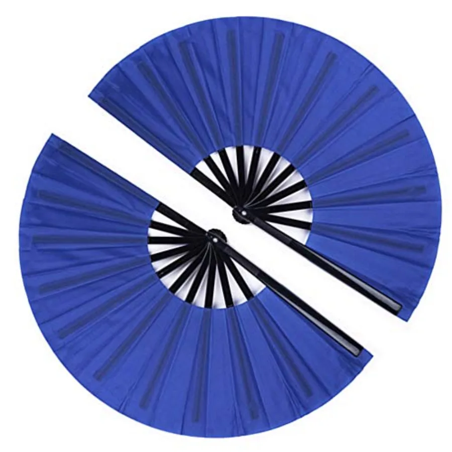 2 Pack Large Folding Hand Fan, Nylon-Cloth Vintage Retro Fabric Fans, Chinese Kung Fu Tai Chi Hand Fan for Men/Women, Festival,
2 Pack Large Folding Hand Fan, Nylon-Cloth Vintage Retro Fabric Fans, Chinese Kung Fu Tai Chi Hand Fan for Men/Women, Festival,