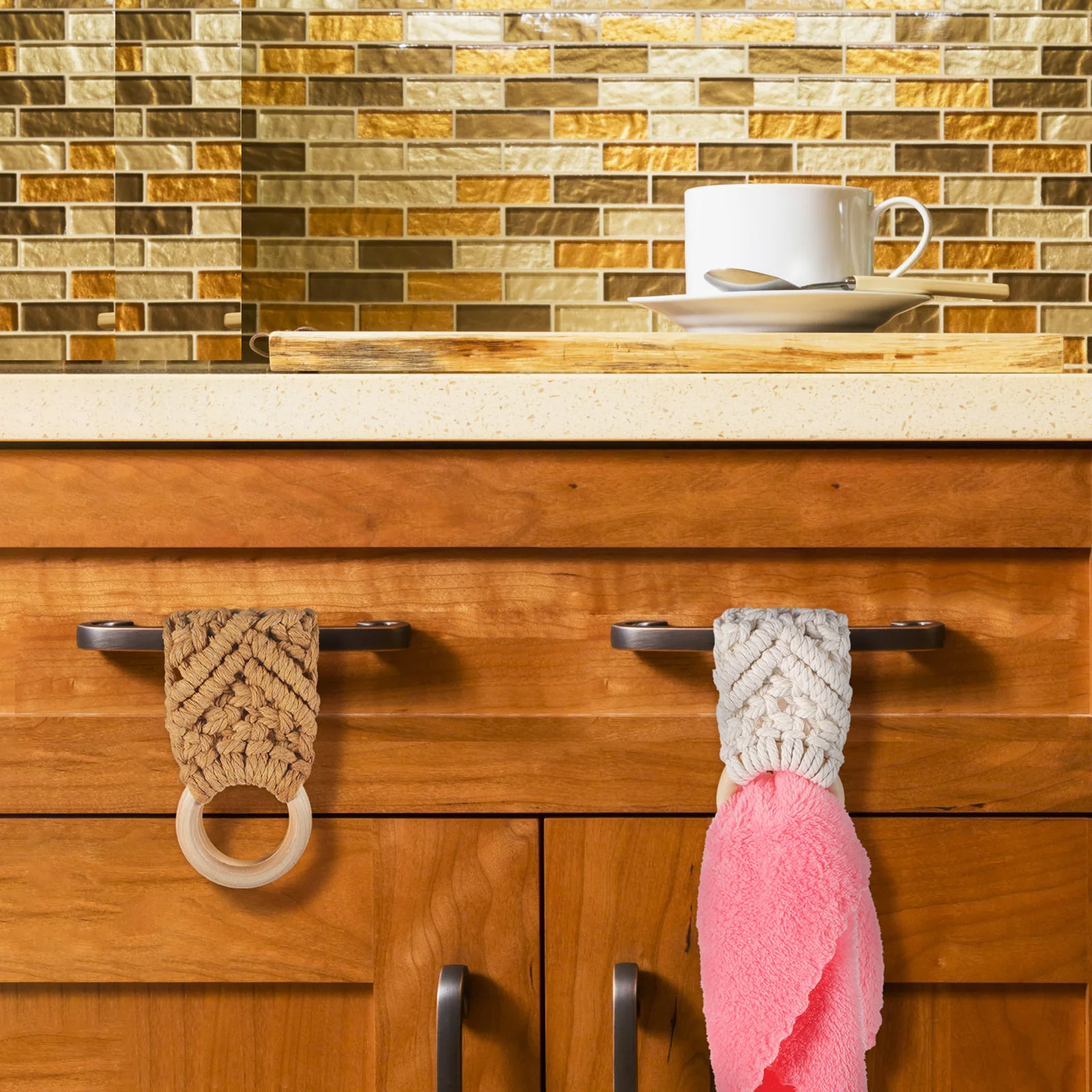 3 Pcs Handwoven Towel Rings Nordic Style Soft Space Saving Kitchen Bathroom Holder Crochet Braided Loop Hanger
3 Pcs Handwoven Towel Rings Nordic Style Soft Space Saving Kitchen Bathroom Holder Crochet Braided Loop Hanger