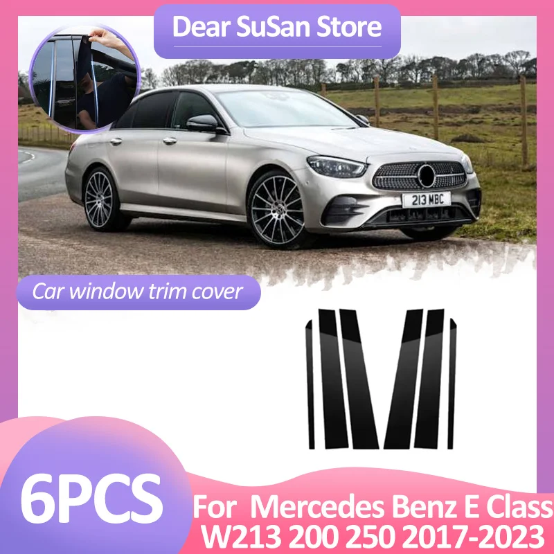 6pcs Car Window Trim Cover For Mercedes Benz E Class W213 200 250 2017~2023 Column Pillar Posts Door Stickers Black Accessories
6pcs Car Window Trim Cover For Mercedes Benz E Class W213 200 250 2017~2023 Column Pillar Posts Door Stickers Black Accessories