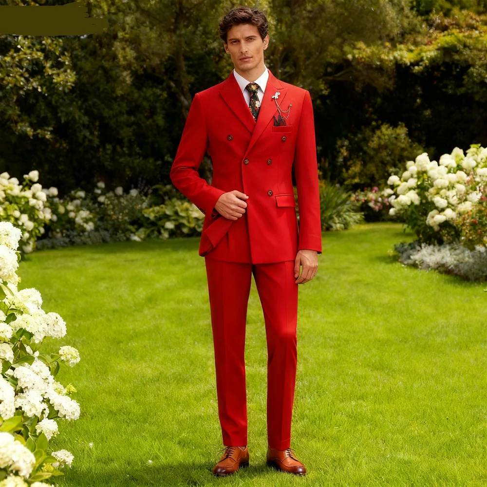 Latest Solid Color Men's Suit Two-Piece Set with Notched Lapel And Double Button Closure for Four Seasons Black
Latest Solid Color Men's Suit Two-Piece Set with Notched Lapel And Double Button Closure for Four Seasons Black