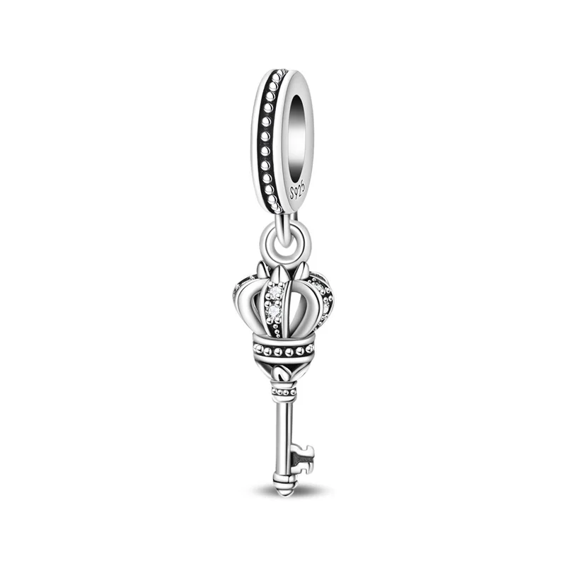 New 925 Sterling Silver Vintage Crown Key Charms Pendant For Women Fit Original Bracelet DIY Birthday Party Jewelry Gifts
New 925 Sterling Silver Vintage Crown Key Charms Pendant For Women Fit Original Bracelet DIY Birthday Party Jewelry Gifts
