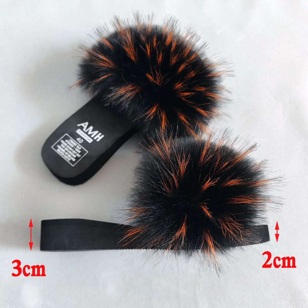 New Women's Furry Fur Slippers Faux Raccoon Fur Fluffy Summer Non-slip Open Toe Indoor Lightweight Flat Sandals
New Women's Furry Fur Slippers Faux Raccoon Fur Fluffy Summer Non-slip Open Toe Indoor Lightweight Flat Sandals