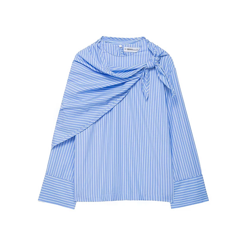 SMVP Spring Autumn Women Fashion with Bow Striped Lace Up Pullover Blouse Vintage O-Neck Long Sleeves Female Chic Lady Shirts
SMVP Spring Autumn Women Fashion with Bow Striped Lace Up Pullover Blouse Vintage O-Neck Long Sleeves Female Chic Lady Shirts