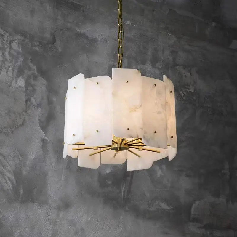 Light Luxury Marble Living Room Pendant Light All Copper Lamp Body Grand and Creative Personalized Dining Room Bedroom Light
Light Luxury Marble Living Room Pendant Light All Copper Lamp Body Grand and Creative Personalized Dining Room Bedroom Light