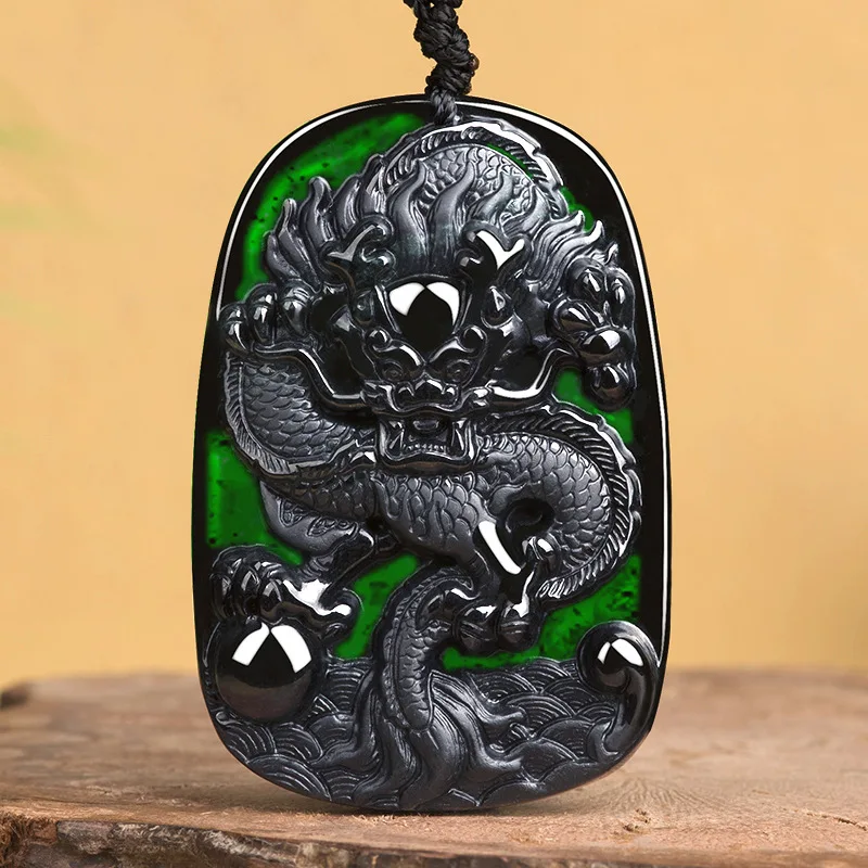 Natural Ink Jade A Goods Jade Pendant Ink Jade Dragon Brand Jade Pendant Ice Type Pendant Jewelry High Grade Jade Necklace
Natural Ink Jade A Goods Jade Pendant Ink Jade Dragon Brand Jade Pendant Ice Type Pendant Jewelry High Grade Jade Necklace