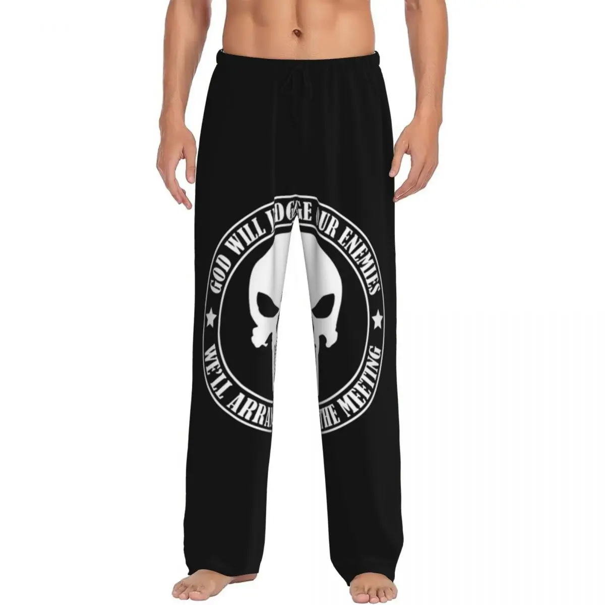 Custom Print God Will Judge Our Enemies We Will Arrange The Meeting Pajama Pants for Men Sleep Sleepwear Bottoms with Pockets
Custom Print God Will Judge Our Enemies We Will Arrange The Meeting Pajama Pants for Men Sleep Sleepwear Bottoms with Pockets