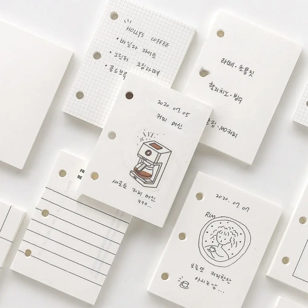 Mini Loose Leaf Refill Paper 45Sheets Line Grid Inner Refill Spiral Binder Paper Paper Stationery 3-hole
Mini Loose Leaf Refill Paper 45Sheets Line Grid Inner Refill Spiral Binder Paper Paper Stationery 3-hole