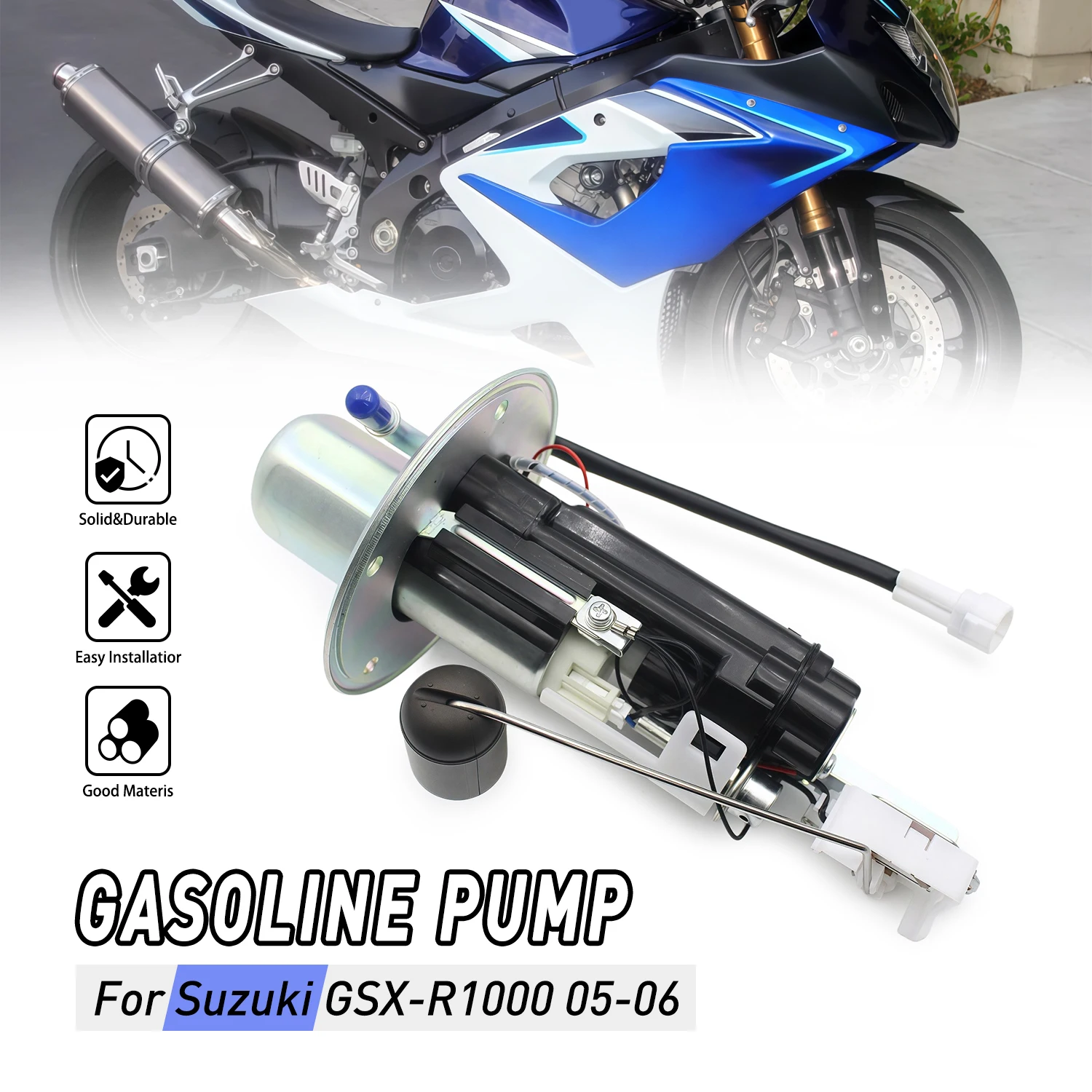 UCT30SU21 1510041G00 Motorcycle Fuel Pump Assembly For Suzuki GSXR 1000 GSXR1000 GSX-R1000 2005 2006
UCT30SU21 1510041G00 Motorcycle Fuel Pump Assembly For Suzuki GSXR 1000 GSXR1000 GSX-R1000 2005 2006