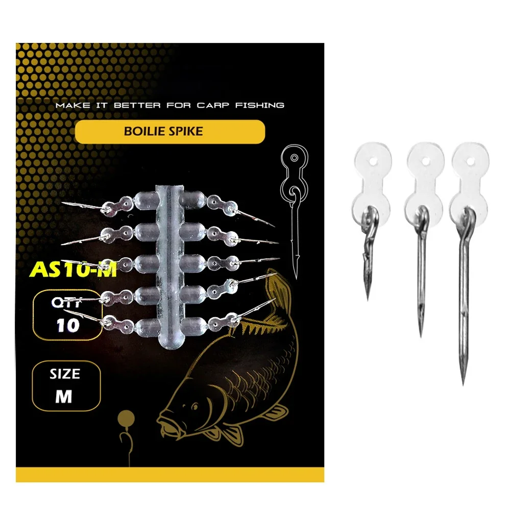 For Cocktail Bait Bait Spikes Bait Barbs Fishing Competitions 10pcs Per Bag Extra Ring For Hook Shank High Performance
For Cocktail Bait Bait Spikes Bait Barbs Fishing Competitions 10pcs Per Bag Extra Ring For Hook Shank High Performance