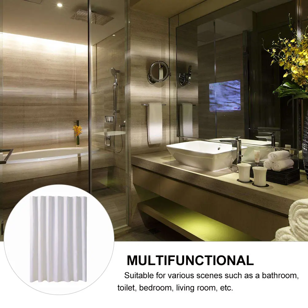 Waterproof Shower Curtain Curtains for Bathroom Cover Fabric Decoration Hotel Polyester Hanging
Waterproof Shower Curtain Curtains for Bathroom Cover Fabric Decoration Hotel Polyester Hanging