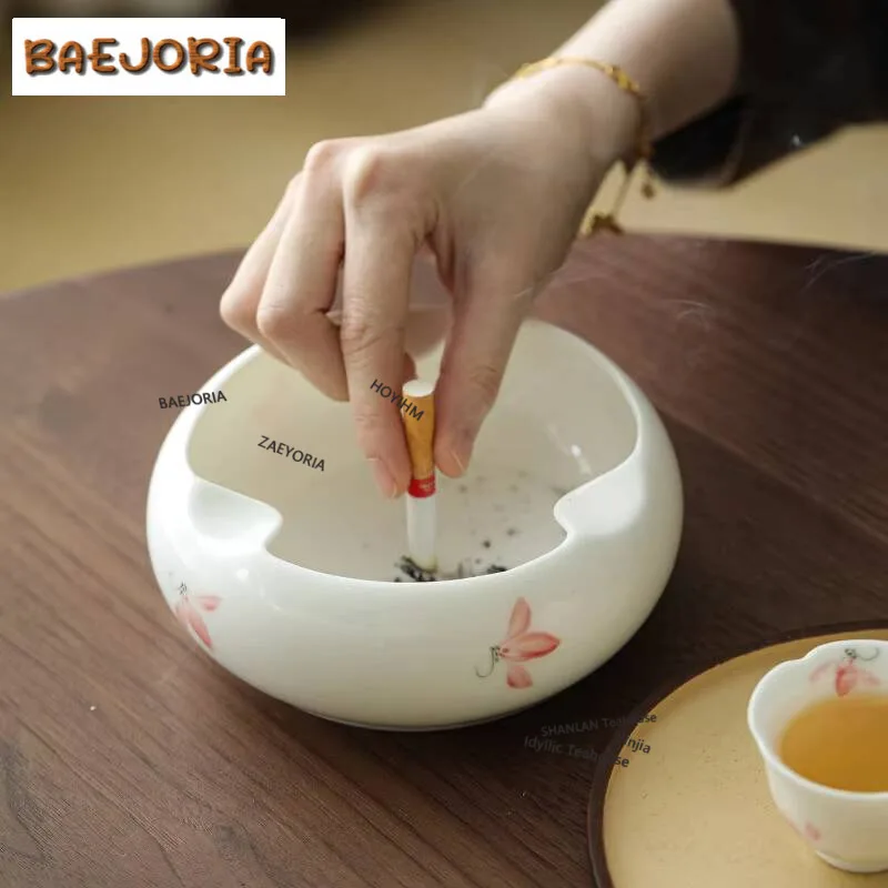 Mutton Fat Jade Hand-painted Magnolia Ashtray Ancient Cigar Cigarette Ash Tray Weed Smoking Chinese Tea Set Collection Craft
Mutton Fat Jade Hand-painted Magnolia Ashtray Ancient Cigar Cigarette Ash Tray Weed Smoking Chinese Tea Set Collection Craft