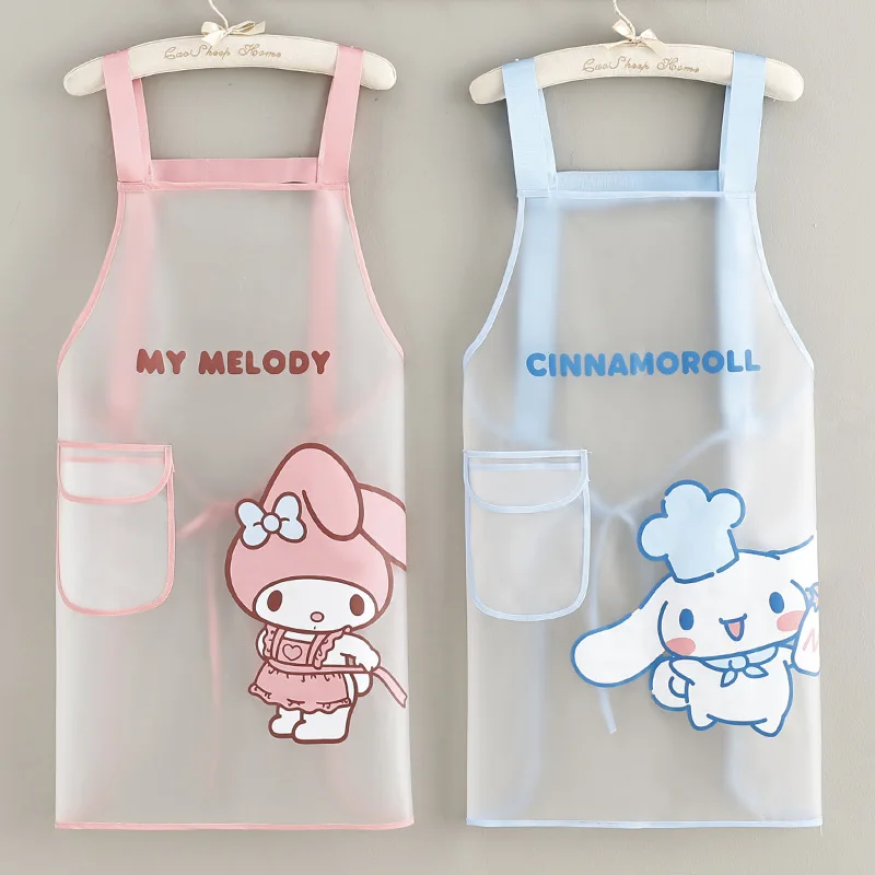 New Sanrio My Melody Cinnamoroll Household TPU Apron Kitchen Cooking Waterproof Cartoon Anime Work Clothes Women's Accessories
New Sanrio My Melody Cinnamoroll Household TPU Apron Kitchen Cooking Waterproof Cartoon Anime Work Clothes Women's Accessories
