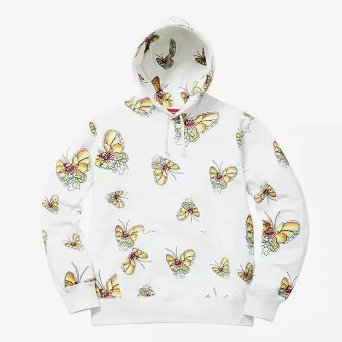 y2k whole network debut casual European and American 3D butterfly print white hoodie men's and women's same style pullover
y2k whole network debut casual European and American 3D butterfly print white hoodie men's and women's same style pullover