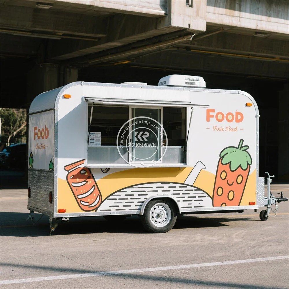 Customized Food Truck Mobile Catering Trailer Outdoor Mobile Beer Ice Cream Coffee Cart Food Trailer With Fully Equipped
Customized Food Truck Mobile Catering Trailer Outdoor Mobile Beer Ice Cream Coffee Cart Food Trailer With Fully Equipped